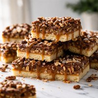 Gooey Caramel Turtle Bars