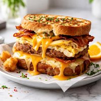 Gooey Grill Breakfast Sandwich