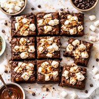 Gooey Marshmallow Brownies