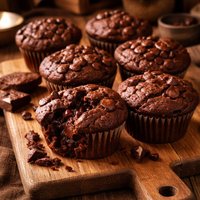 Gooie Chocolate Muffins Cupcakes