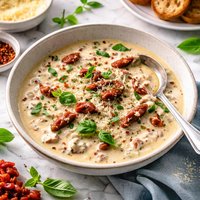 Gorgonzola Cream Sauce with Sun Dried Tomatoes