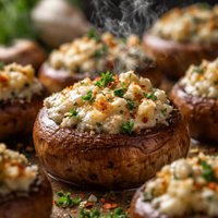 Gorgonzola Stuffed Mushrooms