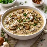 Gotta Be the Best Low Fat Mushroom Sauce Ever