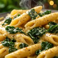 Gouda Penne with Spinach