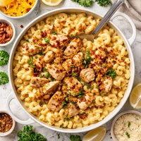 Gourmet Macaroni and Cheese with Chicken