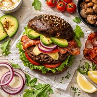 Gourmet Mushroom Burger