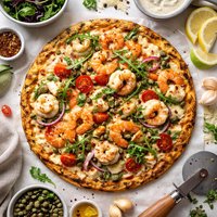 Gourmet Seafood Pizza