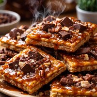 Graham Cracker Caramel Crisps