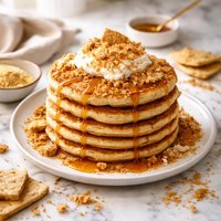 Graham Cracker Crumb Pancakes