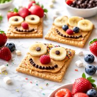 Graham Cracker Faces