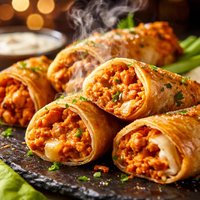 Grand Lux Cafe Buffalo Spring Rolls