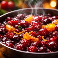 Grand Marnier Cranberry Sauce with Oranges