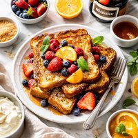 Grand Marnier French Toast Marianted Overnight