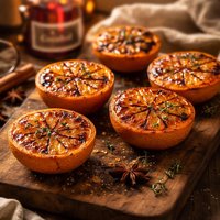 Grand Marnier Grilled Oranges