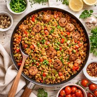 Grandma Katies Famous Sausage Rice