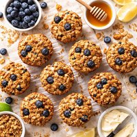 Granola Blueberry Muffins
