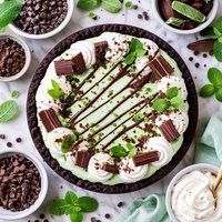 Grass Hopper Mint Chocolate Pie