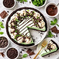 Grasshopper Mint Pie