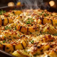Gratin of Delicata Squash and Leeks