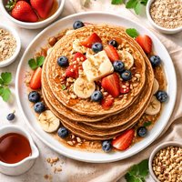 Great Whole Wheat Freshly Milled Pancakes