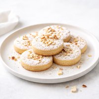 Greek Almond Shortbread Circles