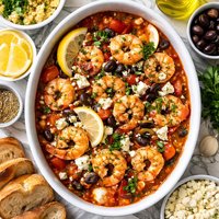 Greek Baked Shrimp with Feta