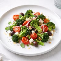 Greek Broccoli and Tomatoes