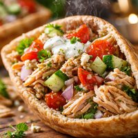Greek Chicken Pita Pockets Crock Pot