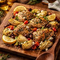 Greek Chicken with Artichoke Hearts