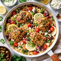 Greek Chicken with Orzo