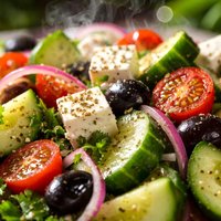Greek Cucumber Summer Salad