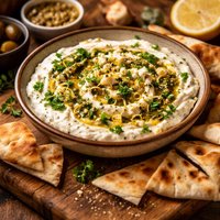 Greek Feta Yogurt Dip with Za Atar
