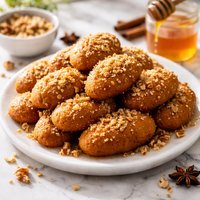 Greek Honey Cookies Melomakarona