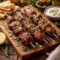 Greek Lamb Brochettes