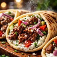 Greek Lamb Wraps