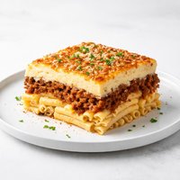 Greek Macaroni Hamburger Casserole Makaronia Phournista