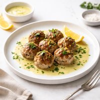 Greek Meatballs with Lemon Sauce