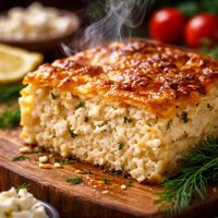 Greek No Filo Cheese Pie Tiropitta Horis Filo