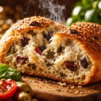 Greek Olive Bread