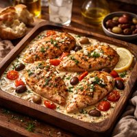 Greek Ouzo Chicken