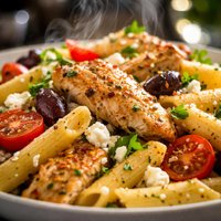 Greek Penne and Chicken