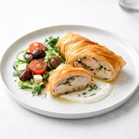 Greek Phyllo Wrapped Chicken