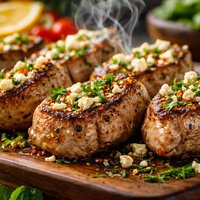 Greek Pork Tenderloin Medallions
