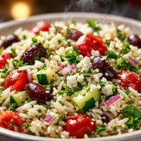 Greek Rice Toss