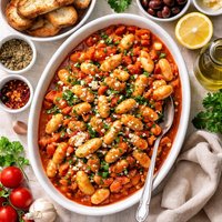 Greek Roasted Beans in Tomato Sauce Gigantes Plaki