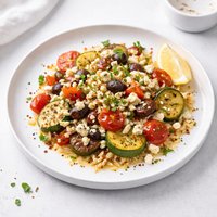 Greek Roasted Vegetable Risoni Orzo