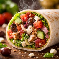 Greek Salad Wrap
