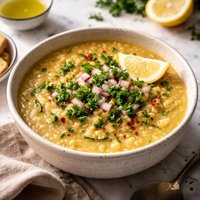 Greek Spilt Pea Soup with Lemon