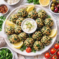 Greek Spinach Rice Balls
