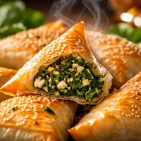 Greek Spinach Triangles